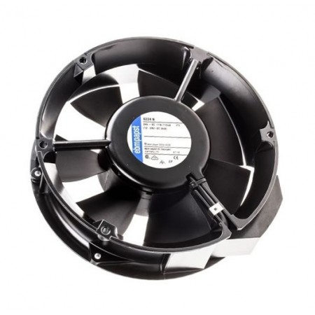 6224 N, 172x51mm 24VDC 2 Kablolu Fan
