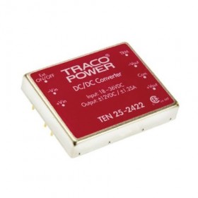 TEN 25-2422, 18-36Vin ±12Vout ±1.25A 30W DC/DC Konvertör
