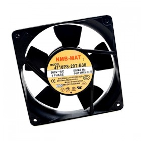 4710PS-20T-B30, 119x119x25mm 200VAC 0.090A 14W Fan