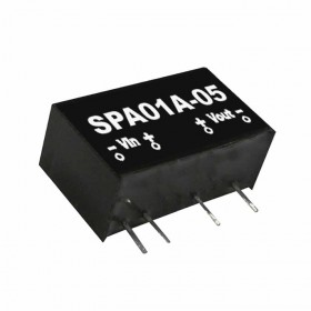 SPA01A-05, 9-18Vin 5Vout 200mA 1W DC/DC Konvertör, MeanWell