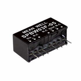 SPBW03F-15, 24Vin 15Vout 200mA 3W DC/DC Konvertör, MeanWell