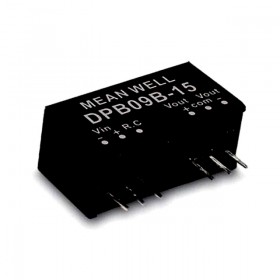DPB09C-05, 48Vin ±5Vout ±800mA 9W DC/DC Konvertör, MeanWell