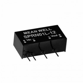 SPRN01N-05, 24Vin 5Vout 200mA 1W DC/DC Konvertör, MeanWell
