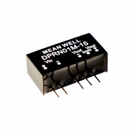 DPRN01N-12, 24Vin ±12Vout ±42mA 1W DC/DC Konvertör, MeanWell