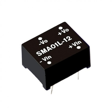 SMA01L-09, 5Vin 9Vout 110mA 1W DC/DC Konvertör, MeanWell