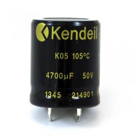 4.700uF 50V 25x30mm SNAP Elektrolitik Kondansatör