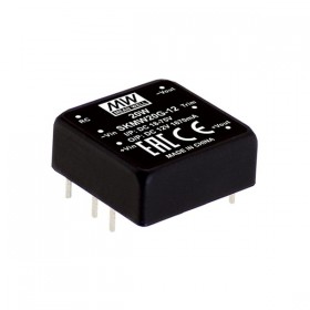 SKMW20G-15, 48Vin 15Vout 1330mA 20W DC/DC Konvertör, Mean Well