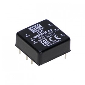 SKMW15G-12, 48Vin 12Vout 1250mA 15W DC/DC Konvertör, Mean Well