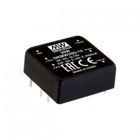 DKMW30G-15, 48Vin ±15Vout ±1000mA 30W DC/DC Konvertör, MeanWell