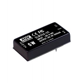 SLW05C-15, 36~72Vin 15Vout 333mA 5W DC/DC Konvertör, MeanWell