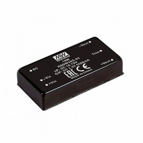 RSDW20H-12, 110Vin 12Vout 1670mA 20W DC/DC Konvertör, MeanWell