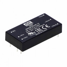 RSDW20UW-12, 8.5~160Vin 12Vout 1670mA 20W DC/DC Konvertör, MeanWell