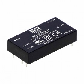 RDDW20UW-15, 8.5~160Vin ±15Vout ±667mA 20W DC/DC Konvertör, MeanWell